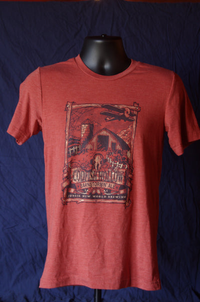 Codfish Hollow/ Jubeck New World Brewing Barnstormin' Ale T-shirt