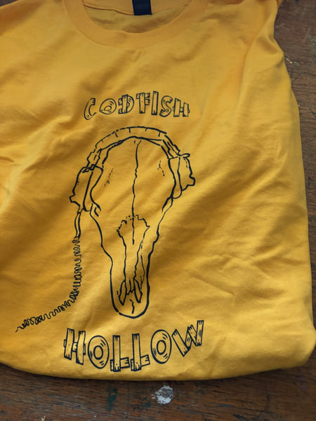 Codfish Hollow Skull  T-shirt (5 styles available)