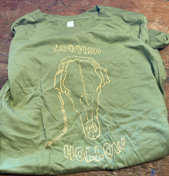 Codfish Hollow Skull  T-shirt (5 styles available)