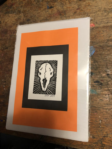 Codfish Hollow Skull Print