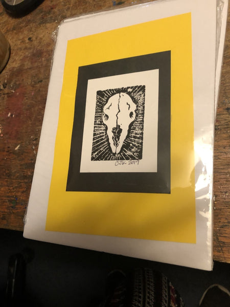 Codfish Hollow Skull Print