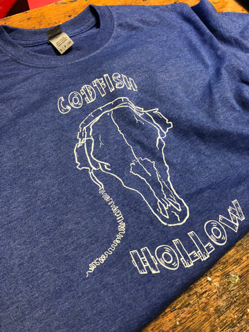 Codfish Hollow Skull  T-shirt (5 styles available)