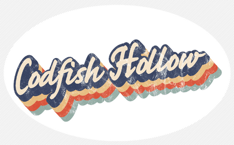 Codfish Oval Sticker