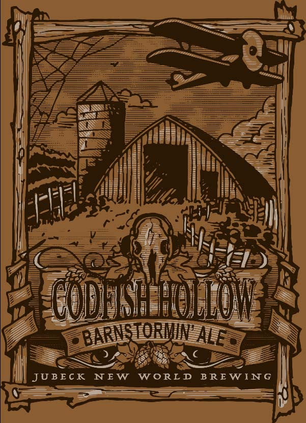 Codfish Hollow Barnstormin' Ale Poster